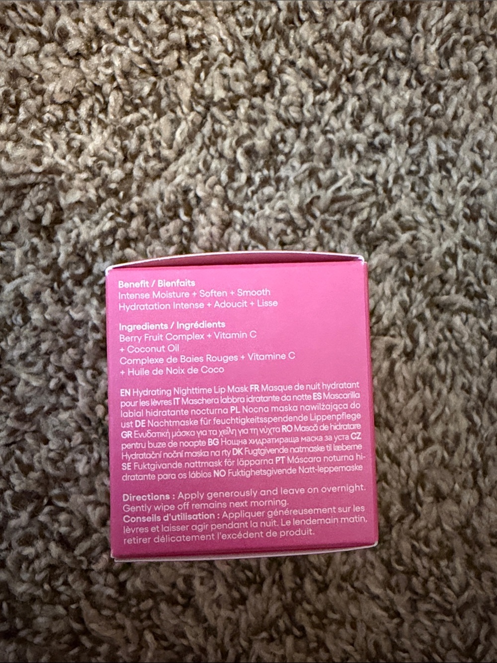 LANEIGE Lip Sleeping Mask — Sweet Candy Pink - Picture 2 of 6